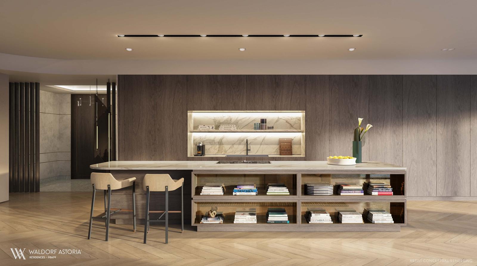 Kitchen, artist conceptual rendering
